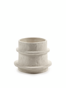 Beige vaas Molly met randen Serax