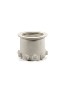 Beige vaas Molly met knopen Serax