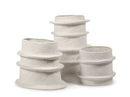 Beige vaas Molly met randen Serax