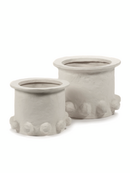 Beige vaas Molly met knopen Serax